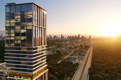 Fachada do Edifício Veccel Corporate - Porto Belo