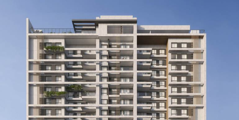 Fachada do Edifício Ventura em Porto Belo, SC