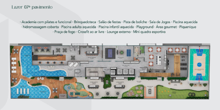 Vista 4 do Ed. Villa Fortuny situado em Balneário Perequê, Porto Belo