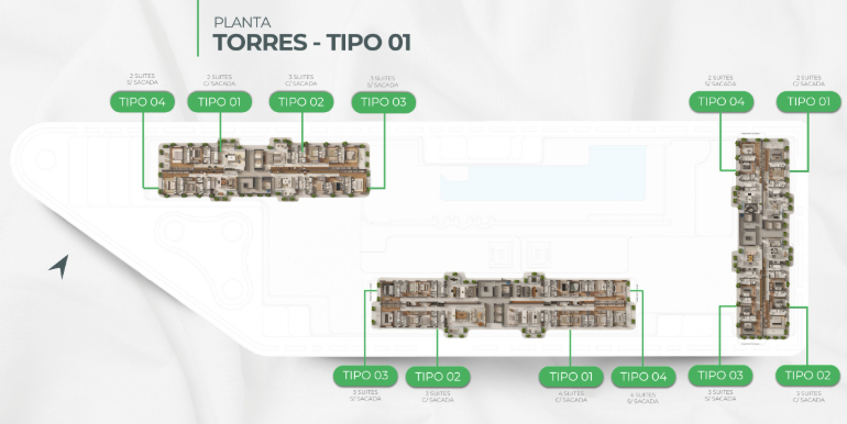 Vistalização 34 do empreendimento