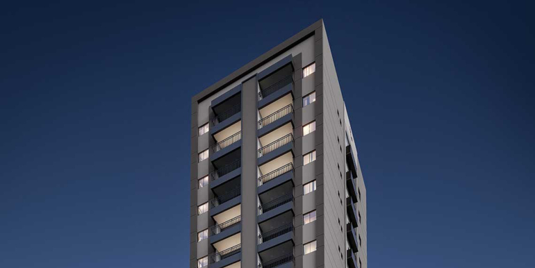 Fachada do Edifício Ammbar em Porto Belo, SC