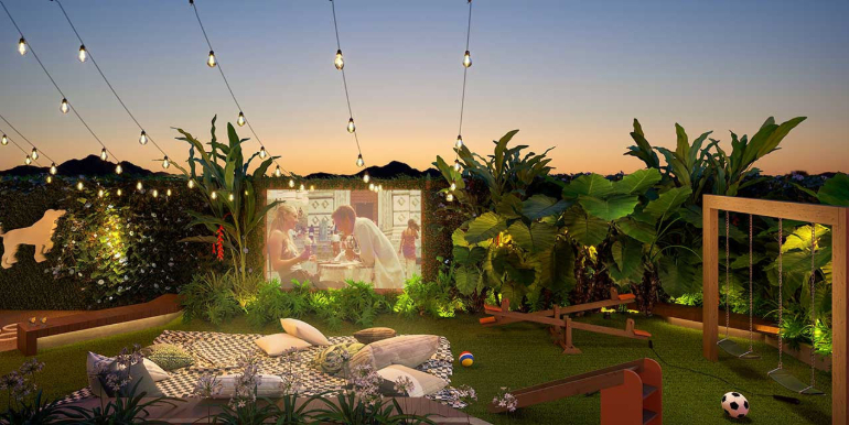 Panorama 8 do Ed. Ammbar situado em Balneário Perequê, Porto Belo