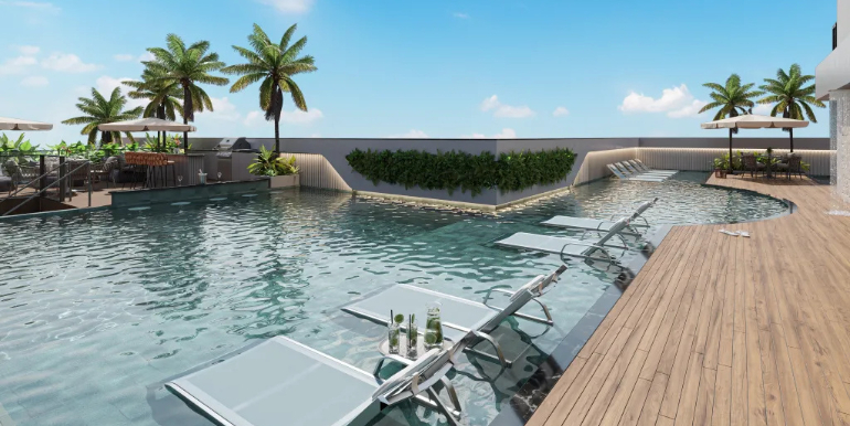 Panorama 8 do Ed. Aspen Towers situado em Balneário Perequê, Porto Belo