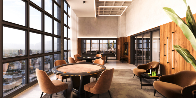 Panorama 8 do Ed. Aventador Beach Tower situado em Balneário Perequê, Porto Belo