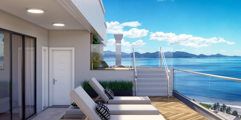 Vista 4 do Ed. Axplenium situado em Balneário Perequê, Porto Belo