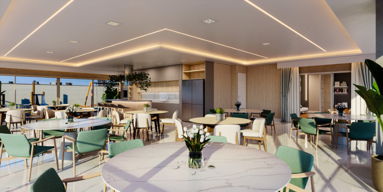 Panorama 8 do Ed. Baía Rica situado em Balneário Perequê, Porto Belo