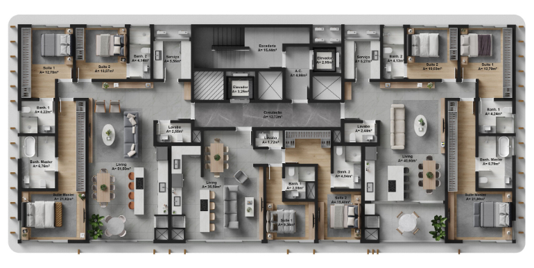 Projeção 15 da propriedade