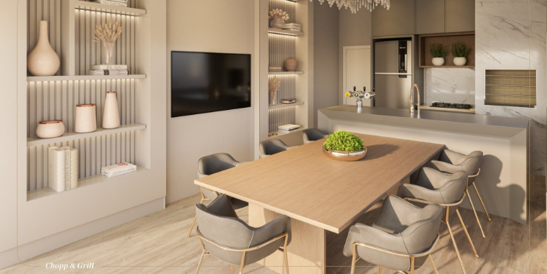 Panorama 8 do Ed. Celebration Village situado em Balneário Perequê, Porto Belo