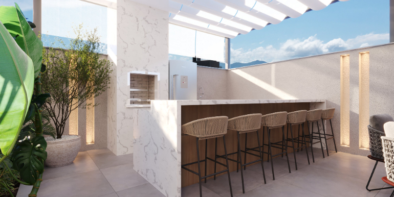 Visual 12 do Ed. Copacabana situado em Balneário Perequê, Porto Belo