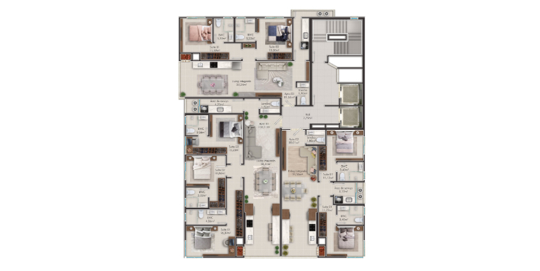 Painel 19 do empreendimento