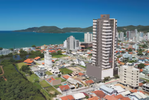 Fachada do Edifício Copacabana - Balneário Perequê, Porto Belo