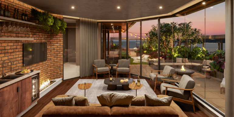 Visual 12 do Ed. Due Fiori situado em Balneário Perequê, Porto Belo