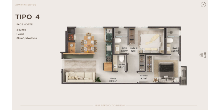 Representação 40 do empreendimento