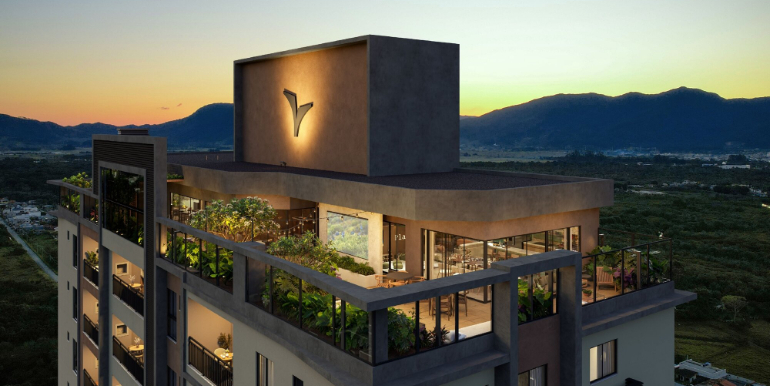 Paisagem 6 do Edifício Due Fiori localizado em Balneário Perequê, Porto Belo