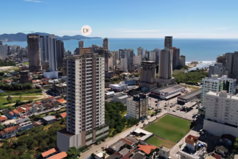 Fachada do Edifício Due Fiori - Balneário Perequê, Porto Belo