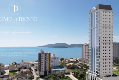 Fachada do Edifício Duomo di Trento - Balneário Perequê, Porto Belo