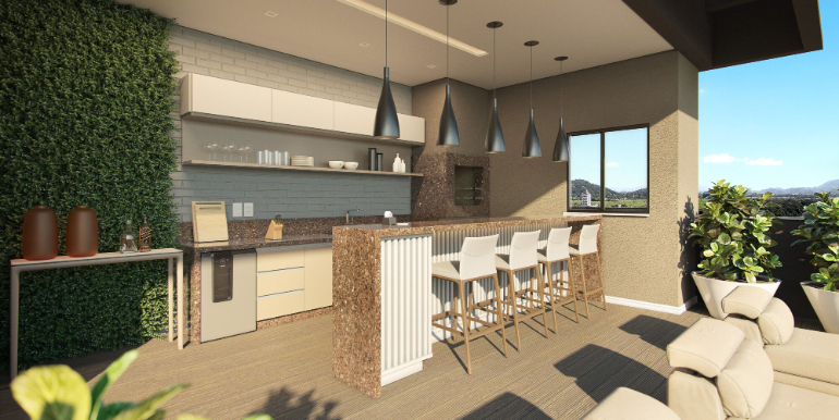 Paisagem 6 do Edifício Fa Bene localizado em Balneário Perequê, Porto Belo