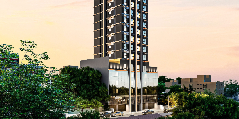 Vista 4 do Ed. Flow situado em Balneário Perequê, Porto Belo