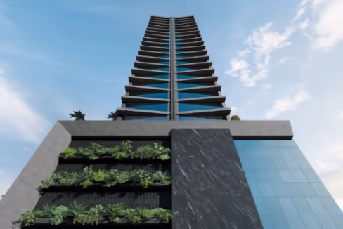 Fachada do Edifício Garda - Balneário Perequê, Porto Belo