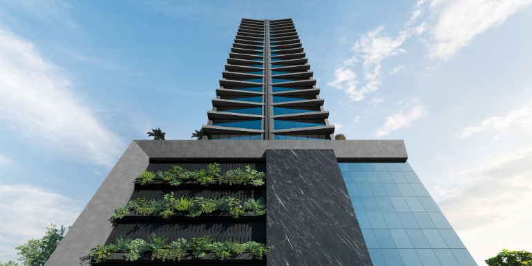 Fachada do Edifício Garda em Porto Belo, SC