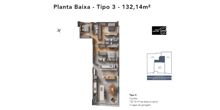 Painel 19 do empreendimento