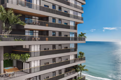 Fachada do Edifício Hera - Balneário Perequê, Porto Belo