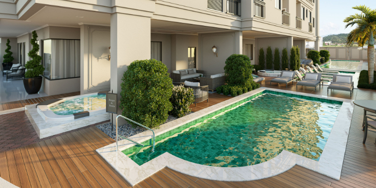 Panorama 8 do Ed. Jardins de Versalhes situado em Balneário Perequê, Porto Belo