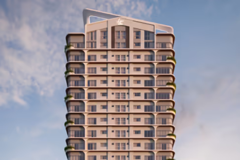 Fachada do Edifício Lar - Balneário Perequê, Porto Belo