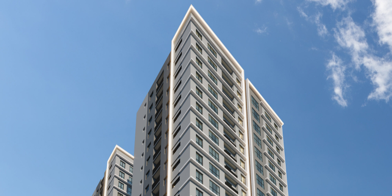 Fachada do Edifício Maybelly Towers em Itapema, SC