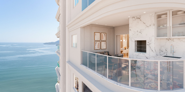 Vista 4 do Ed. Mirador Alicante situado em Balneário Perequê, Porto Belo