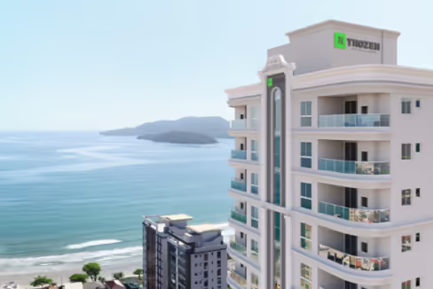 Fachada do Edifício Mirador Alicante - Balneário Perequê, Porto Belo