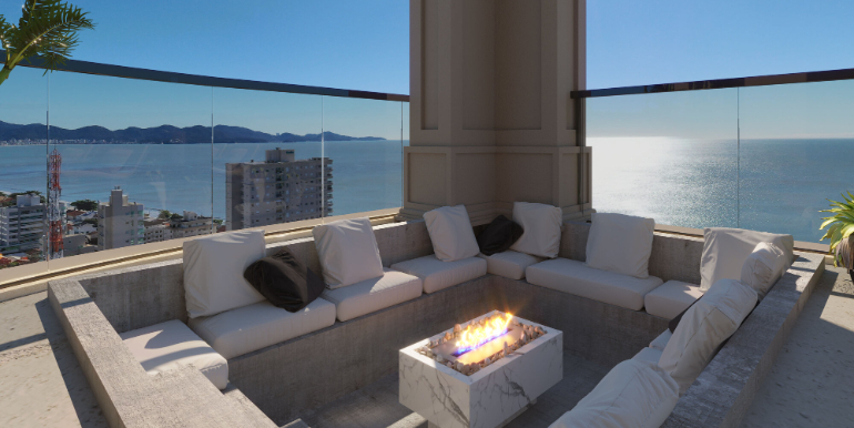 Panorama 8 do Ed. Mont Blanc situado em Balneário Perequê, Porto Belo