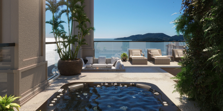 Cenário 9 do Edifício Mont Blanc localizado em Balneário Perequê, Porto Belo