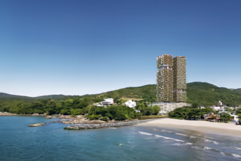 Fachada do Edifício Namar - Balneário Perequê, Porto Belo