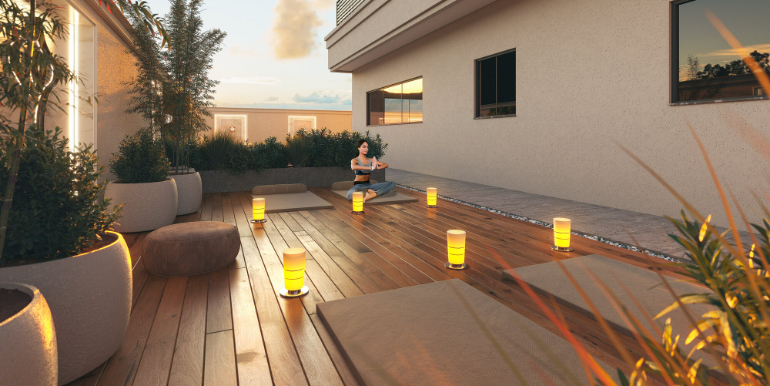 Panorama 8 do Ed. Passione situado em Balneário Perequê, Porto Belo