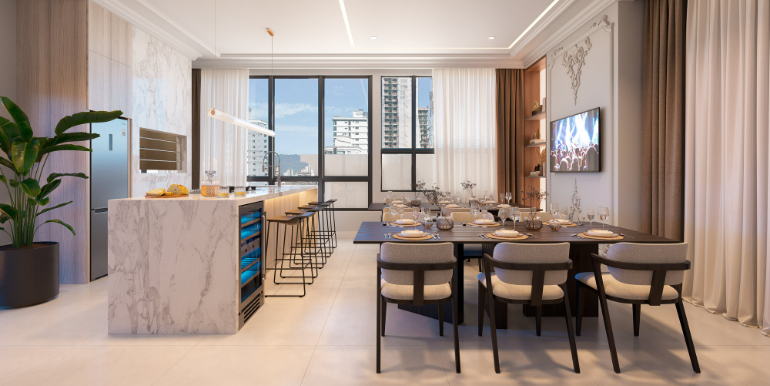 Cenário 9 do Edifício Passione localizado em Balneário Perequê, Porto Belo