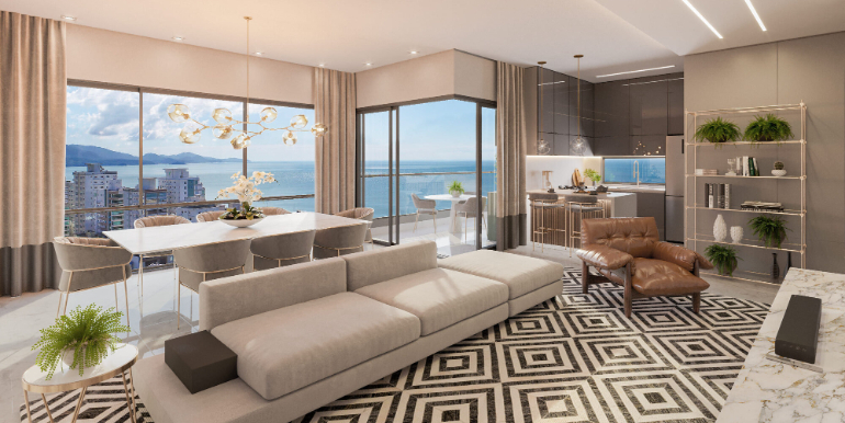 Vista 4 do Ed. Pier Monte Carlo situado em Balneário Perequê, Porto Belo