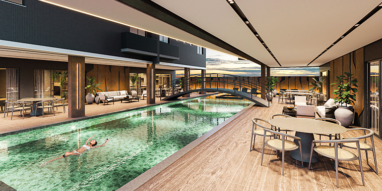 Vista 4 do Ed. Pier Village situado em Balneário Perequê, Porto Belo