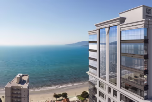 Fachada do Edifício Province di Trento - Balneário Perequê, Porto Belo