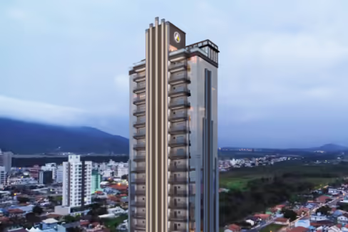 Fachada do Edifício River View - Balneário Perequê, Porto Belo