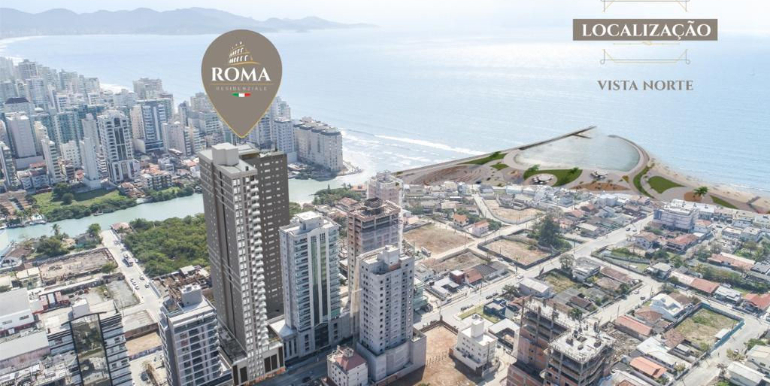 Vista 4 do Ed. Roma situado em Balneário Perequê, Porto Belo