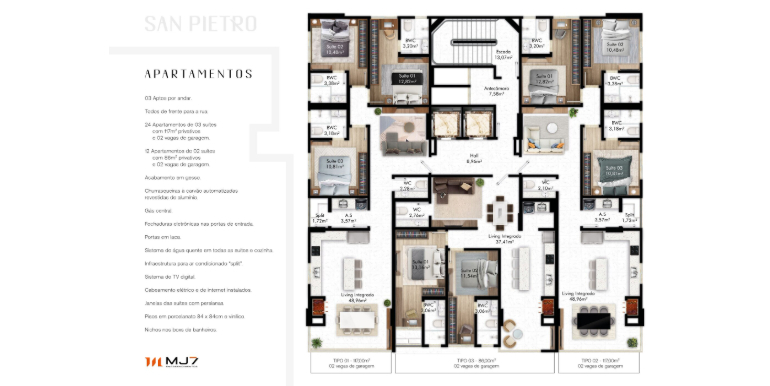 Quadro 13 do empreendimento