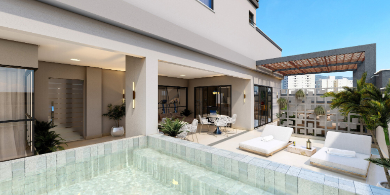 Cenário 9 do Edifício Santa Monica Beach localizado em Balneário Perequê, Porto Belo