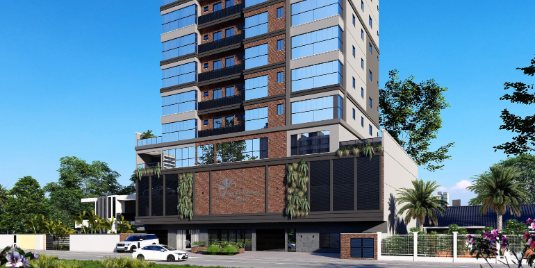 Vista 4 do Ed. Santa Monica Beach situado em Balneário Perequê, Porto Belo