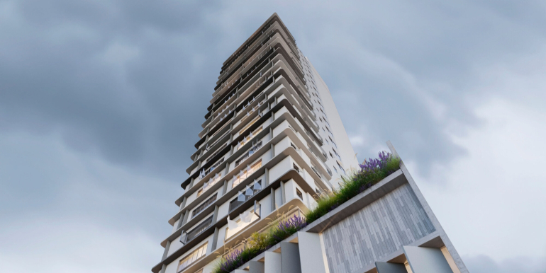 Fachada do Edifício Sense 106 em Porto Belo, SC