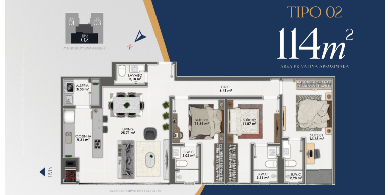 Silhueta 18 da propriedade