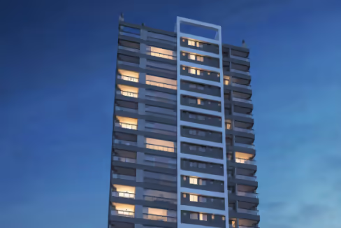 Fachada do Edifício Solare - Balneário Perequê, Porto Belo