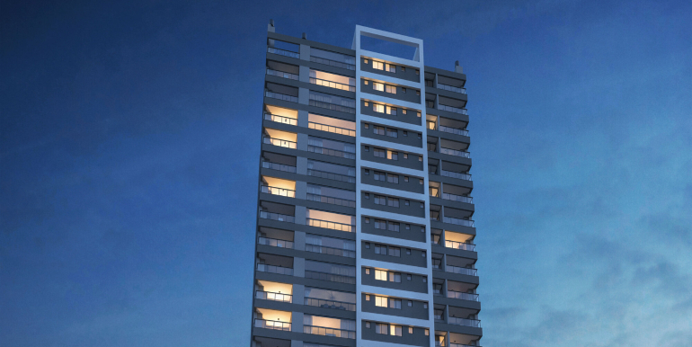 Fachada do Edifício Solare em Porto Belo, SC