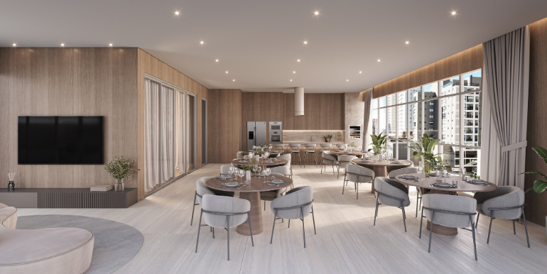 Panorama 8 do Edificio Summit situado em Balneário Perequê, Porto Belo