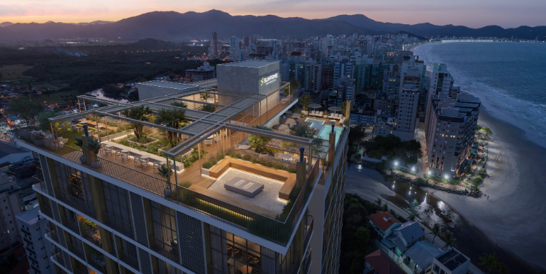 Vista 4 do Ed. Sunhaus Tower situado em Balneário Perequê, Porto Belo